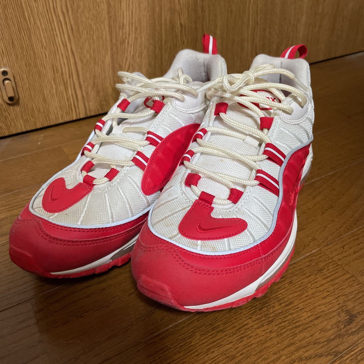 ヤフオク! - NIKE エアマックス 98 赤 ナイキエアマックス UN...