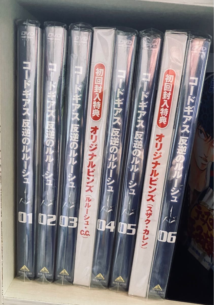 コードギアス 反逆のルルーシュ 1〜6 初回封入特典付き　DVD