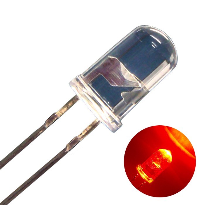 史上最も激安 LED 砲弾型 1000個 赤色 1色 フラッシュ 5mm LED