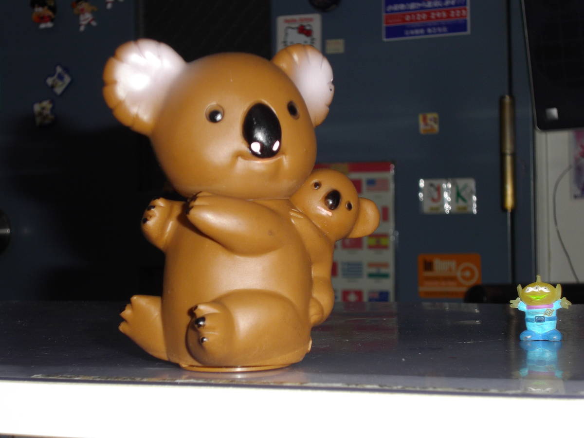 ヤフオク 超可愛い ソフビバンク 富士銀行の親子コアラ ヤフオク 超可愛い ソフビバンク 富士銀行の親子コアラ