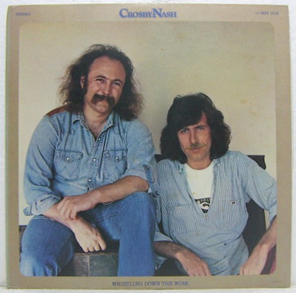 LP,デヴィッドクロスビー&グラアムナッシュ　DAVID CROSBY & GRAHAM NASH　ホイッスリングダウンザワイァー_画像1