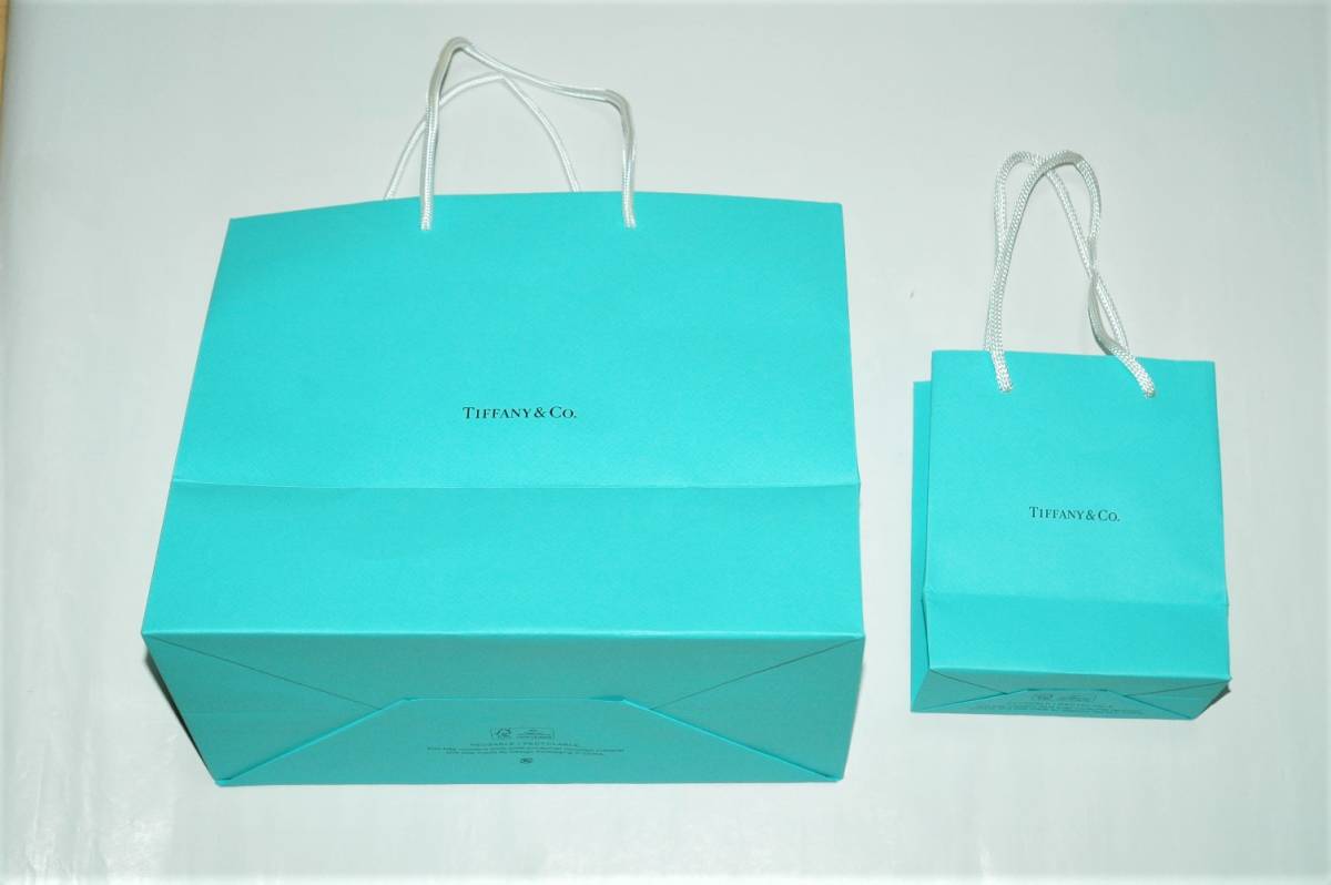 ティファニー TIFFANY&CO.☆紙袋２枚セット☆ブランド ショッパー