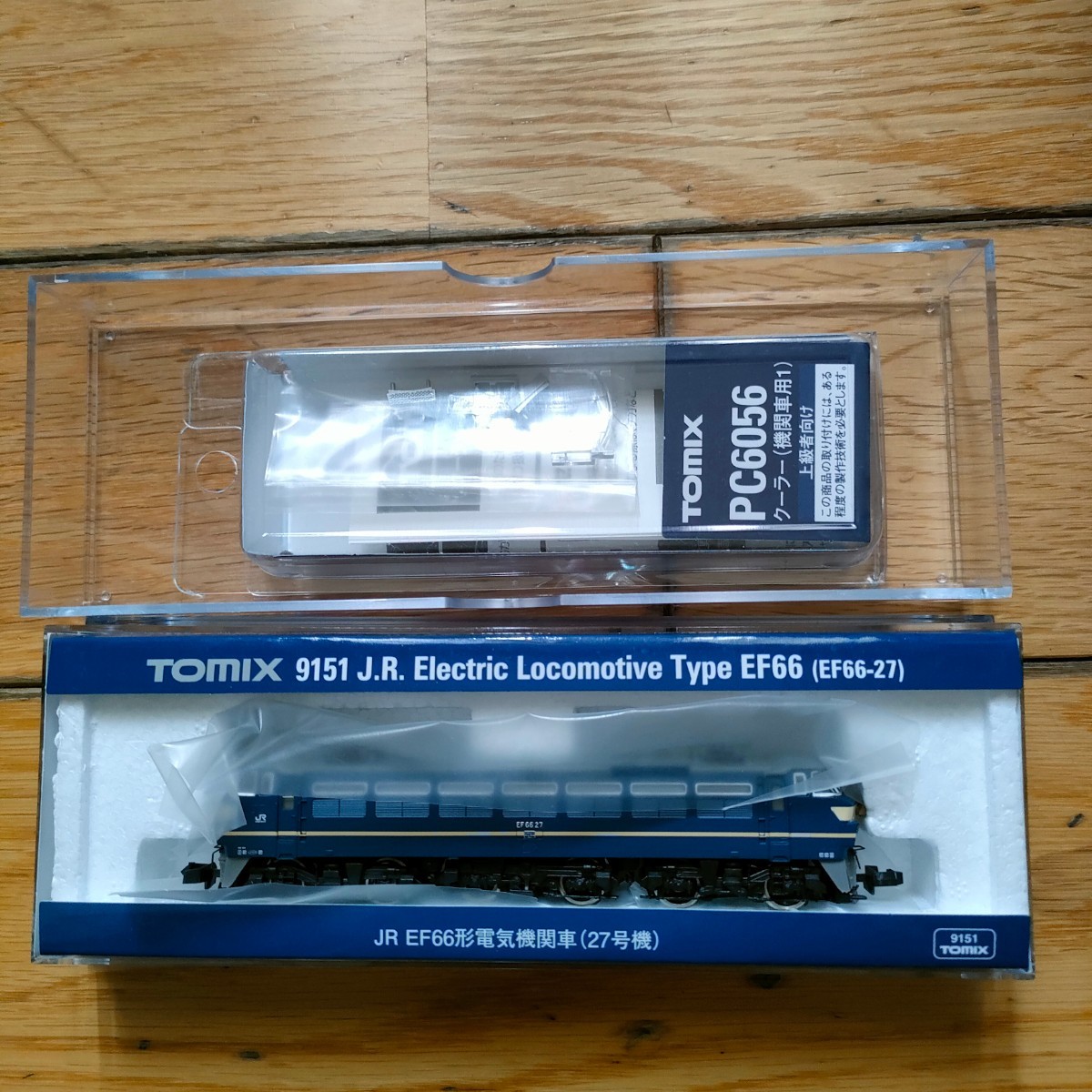 スーパーSALE限定 TOMIX 9151 JR EF66形電気機関車　27号機 トミックス TOMIX　未使用　PC6056 クーラー未使用付き 鉄道模型