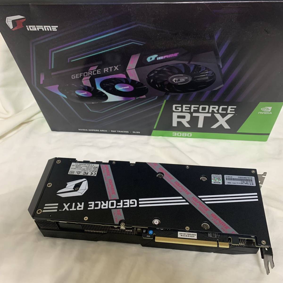 ジャンク】COLORFUL IGAME GEFORCE RTX 3080-