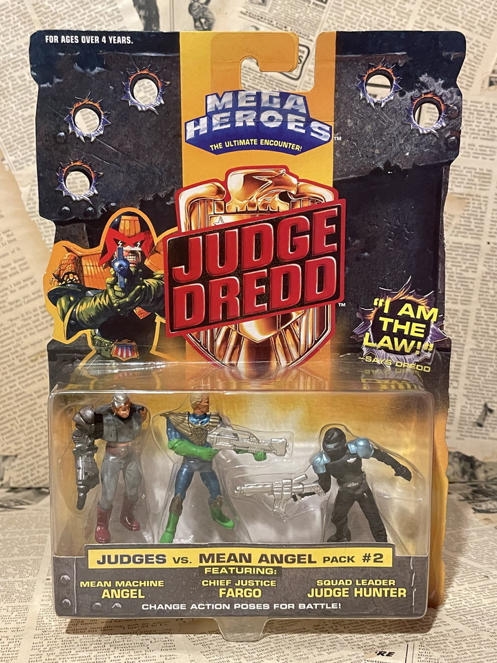 ☆1990年代/ジャッジドレッド/フィギュア/即決ビンテージ/ジャッジデス/Judge Dredd/Action Figure(Mega Heroes/#2/MOC) OA-051_画像1