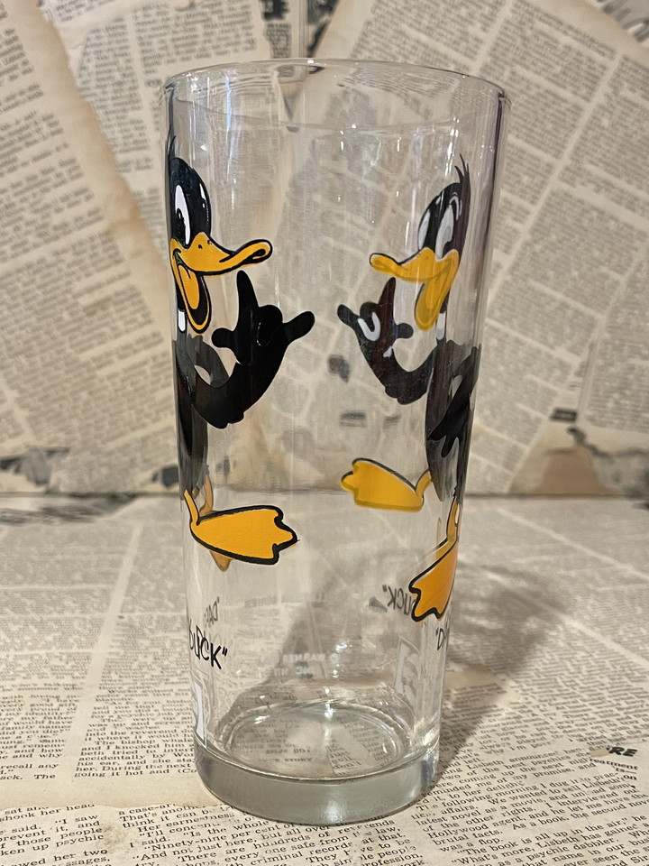 ☆1970年代/ペプシ/コレクターグラス/ダフィーダック/即決ビンテージ/USA/Daffy Duck/Glass(70s/Pepsi) GL-021_画像2