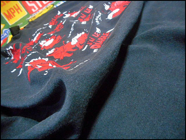 ★ビッグシルエットなサイズ感の1枚★BESTベストFRUIT OF THE LOOMフルーツオブザルームビンテージデビルセックスプリントTシャツ90s90年代_画像7