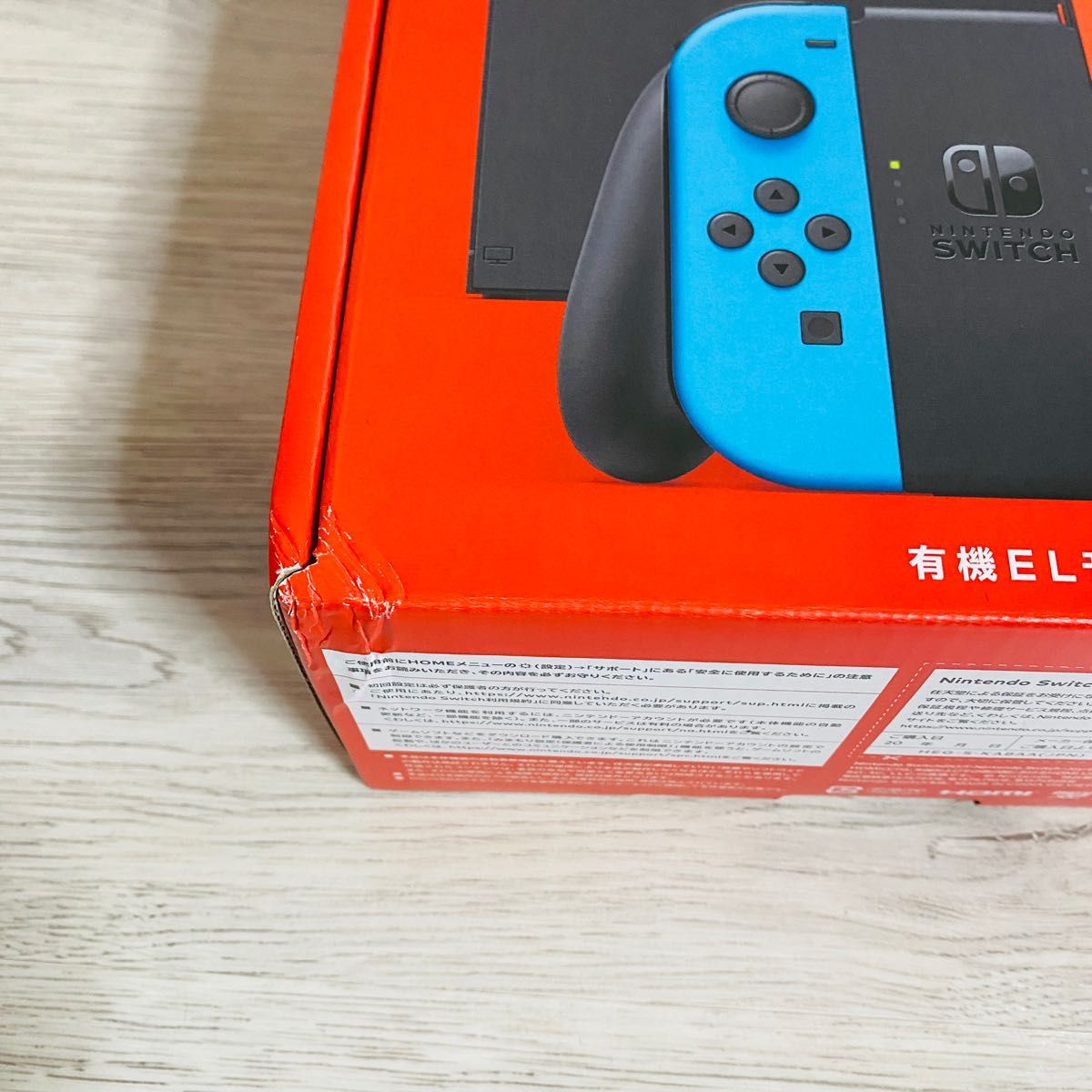 Switch 有機EL 【新品】 箱前面左下凹み-