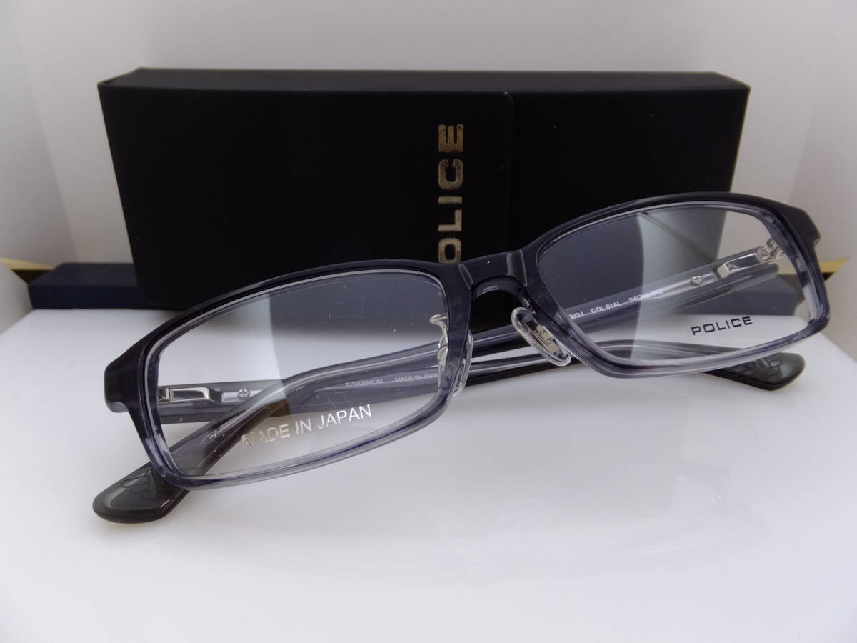 ◆中島建人ドラマシッコウ着用ずばりモデル◆希少品POLICE ポリス VPL93J-01AL/54-16-142◆定価28600円◆