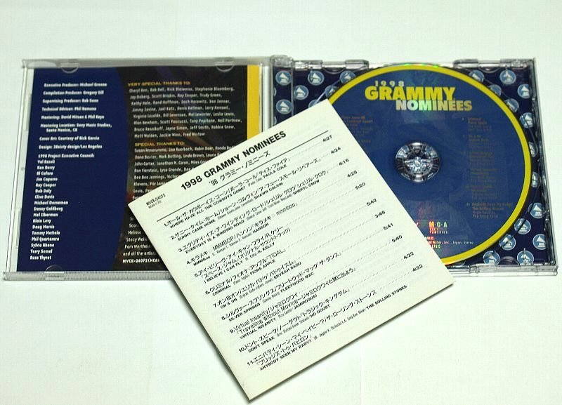 国内盤 1998 GRAMMY NOMINEES グラミー Sheryl Crow,R.Kelly,Fiona Apple,Erykah Badu,Fleetwood Mac,Jamiroquai,No Doubt,Rolling Stones_画像2