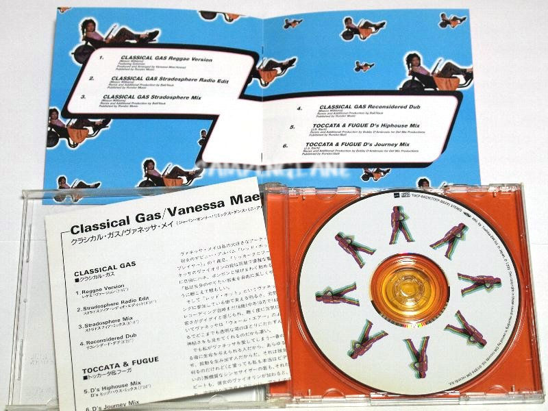 国内盤 VANESSA-MAE / CLASSICAL GAS ヴァネッサ・メイ CD クラシカル・ガス ヴァイオリン アルバム 傷みあり_付属物 傷みあり