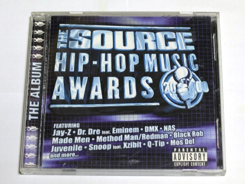 THE SOURCE HIP-HOP MUSIC AWARDS 2000 CD / DMX, Dr. Dre, Eminem, Jay-Z, NAS, Method Man, Snoop Dogg,Mobb Deep,Juvenile,Xzibit,Q-Tip_画像1