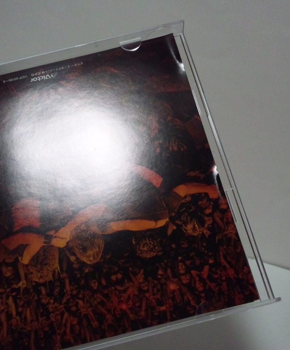 [2CD/日本盤ボーナス+1]アングラ エンジェルズクライ 20thアニヴァーサリーツアーAngels Cry Anniversary Tour SCORPIONS NIGHTWISH_4 裏面にCDトレイの接触痕あり