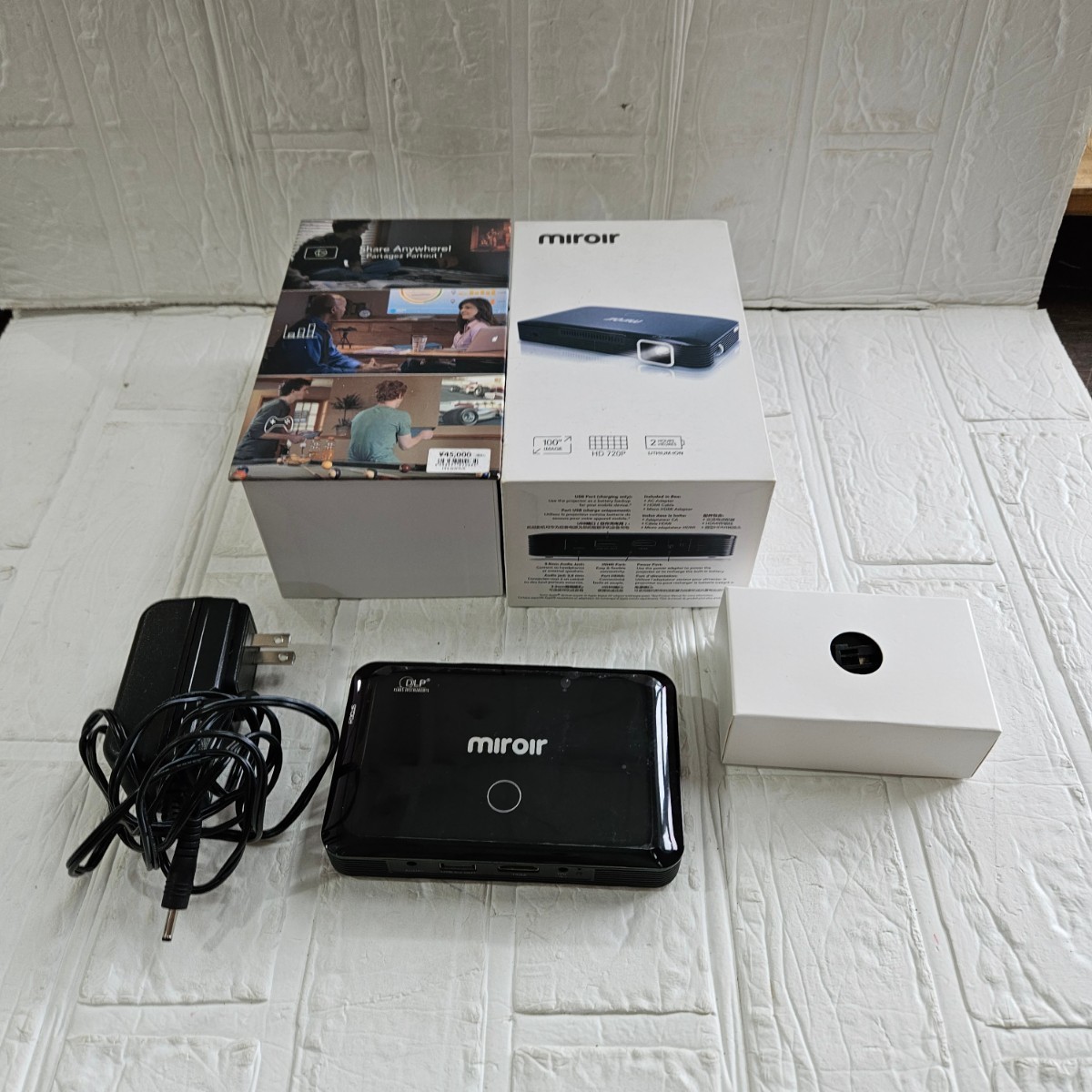 値頃 【美品】miroir プロジェクター Apple TV IPad IPhone Gopro 中古