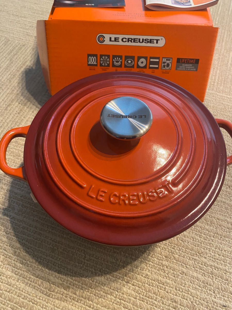 新品 ル・クルーゼ ココットロンド ルクルーゼ LE CREUSET 両手 新品 ル・クルーゼ ココットロンド ルクルーゼ LE CREUSET 両手