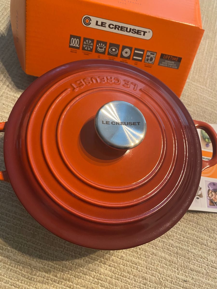 新品 ル・クルーゼ ココットロンド ルクルーゼ LE CREUSET 両手 新品 ル・クルーゼ ココットロンド ルクルーゼ LE CREUSET 両手