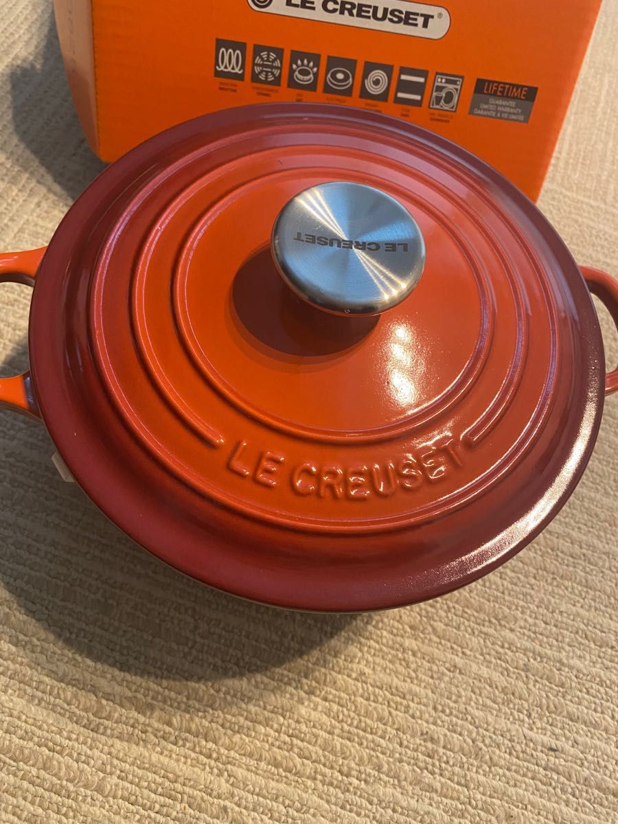 新品 ル・クルーゼ ココットロンド ルクルーゼ LE CREUSET 両手 新品 ル・クルーゼ ココットロンド ルクルーゼ LE CREUSET 両手
