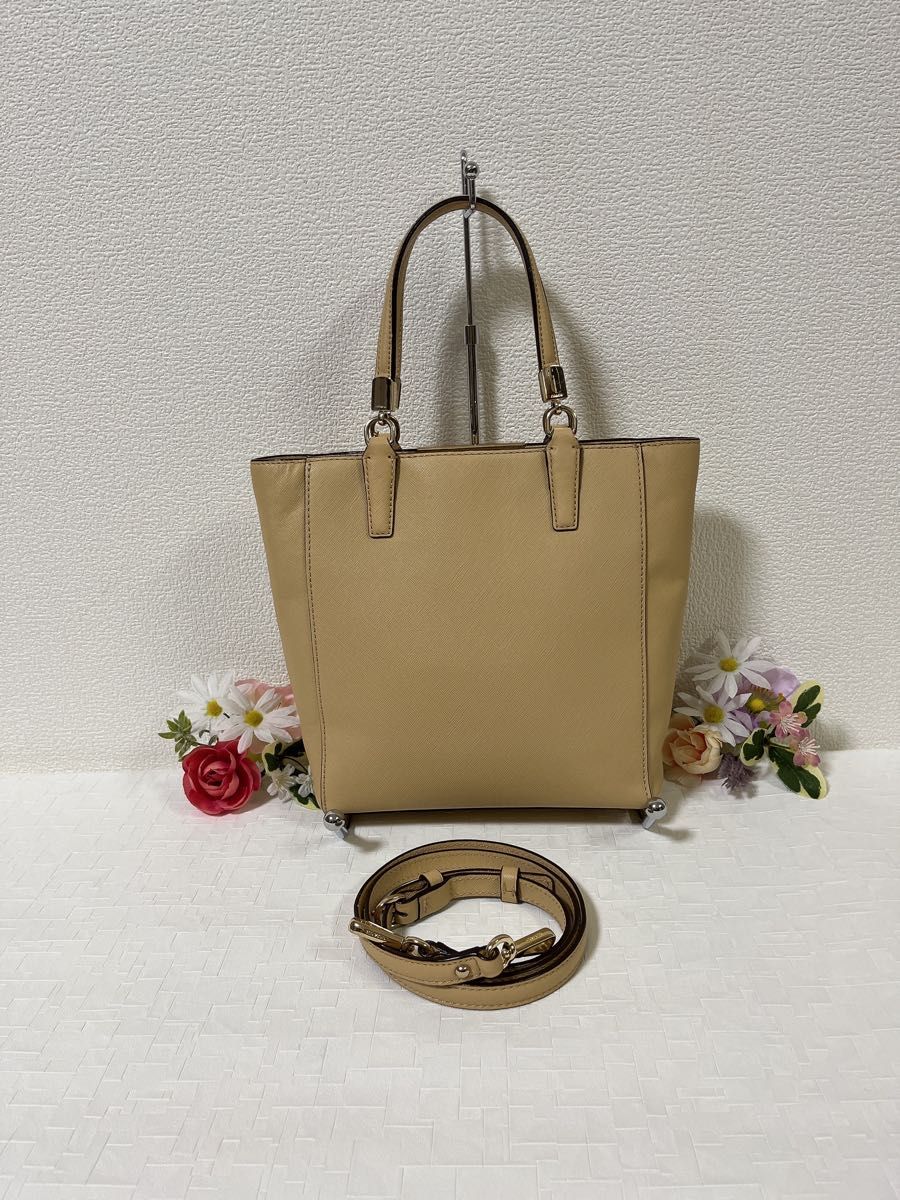 【タイムセール！美品】COACH コーチ ショルダーバッグ 2WAY ハンドバッグ 29001 ベージュ系 レザー レディース