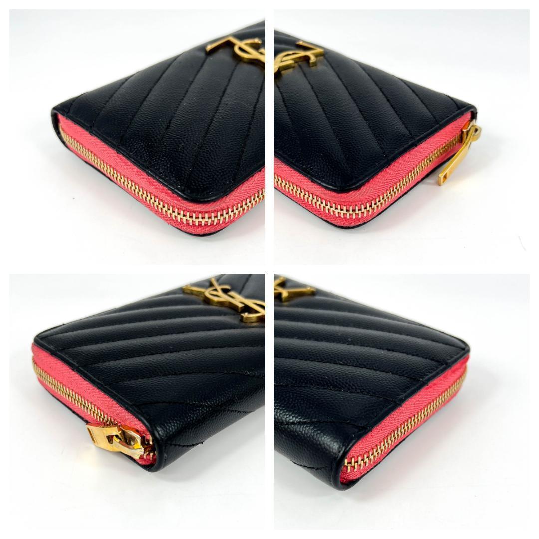 ☆極美品☆3162 本物保証 YVES SAINT LAURENT イヴサンローラン長財布