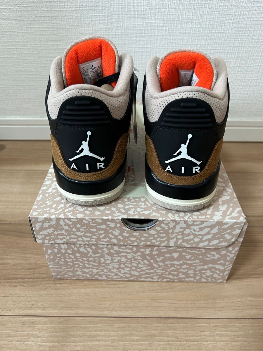 未使用】NIKE エアジョーダン3 RETORO デザートエレファント 27 0cm