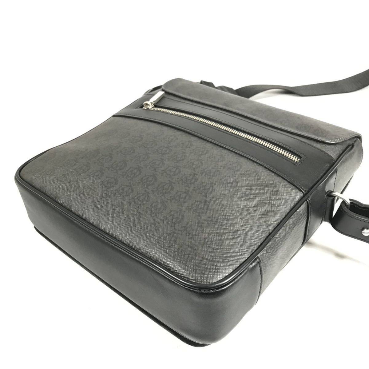 美品【ダンヒル】本物 dunhill ショルダーバッグ 斜め掛け