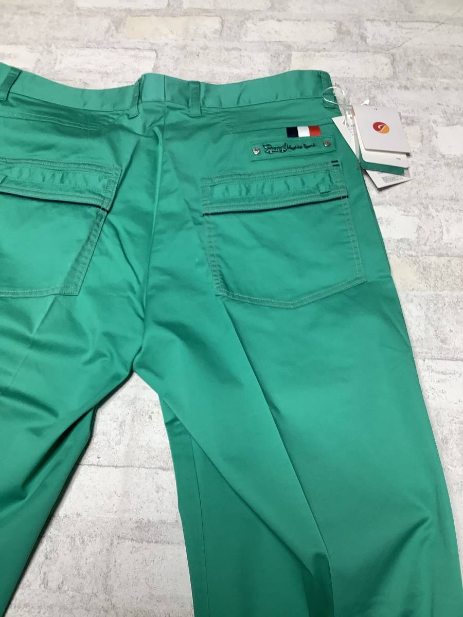 Y* new goods unused with translation * waist 85cm VAGIIEbajie green group cotton bread regular price 22,000 jpy super-discount liquidation spring summer pants 