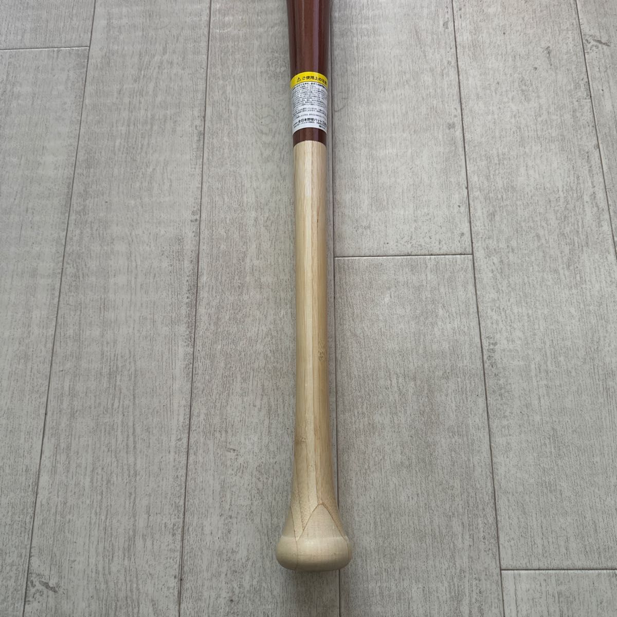 ゼット ＺＥＴＴ 硬式木製バット BWT17185 野球バット　85cm 900g  ナチュラル×薄ダーク
