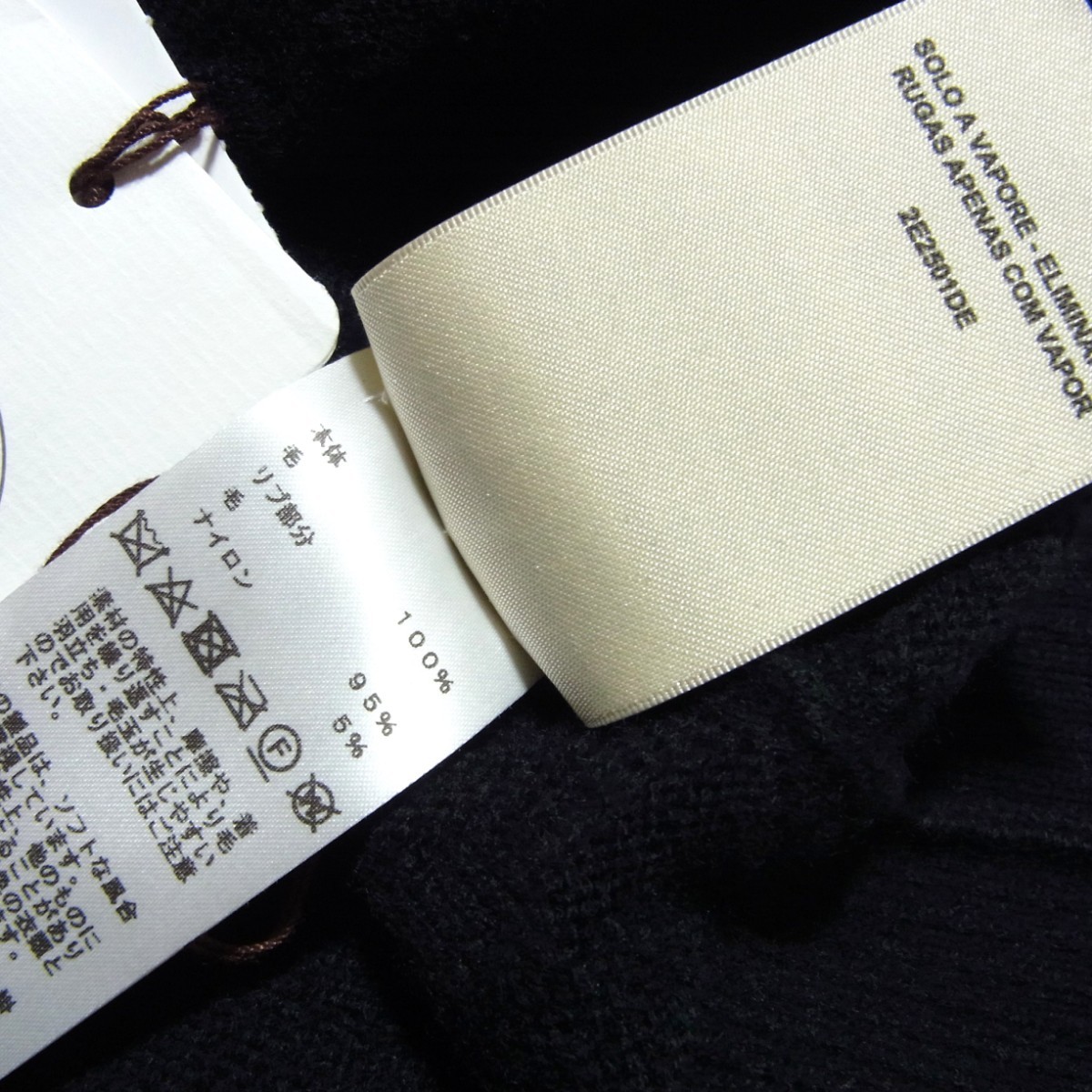 22SS HERMES エルメス Hロゴ 総柄 半袖 ウール ニット ワンピース 36