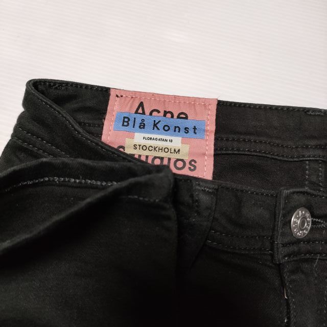 ACNE STUDIOS Climb Stay Black jeans size 27/30 168/68A skinny denim pants black Acne s Today oz 3-0430G F92051