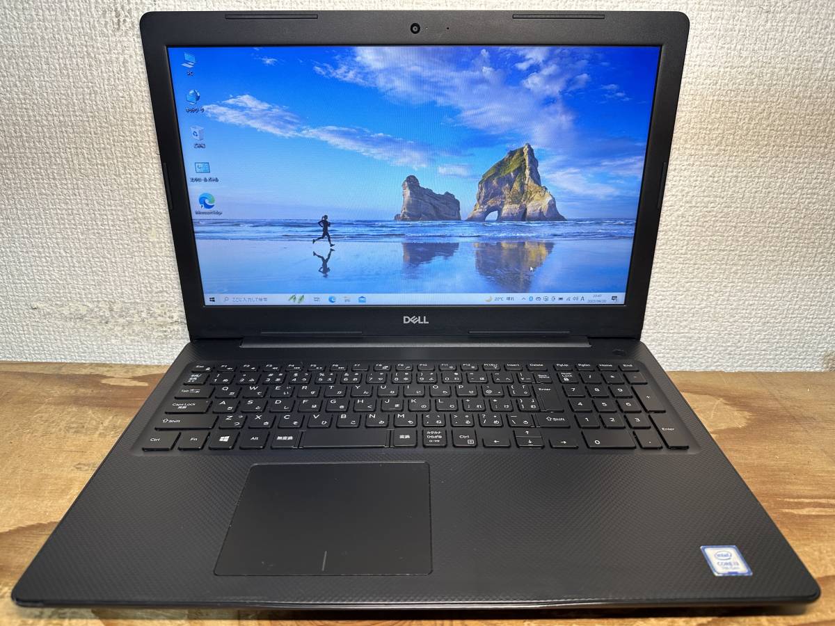 WIN10 DELL VOSTRO 15 3000 3581 Core I3-7020 2.3GHz 8G 500G HD620 OFFICE 2013搭載 送料無料 東京発送_画像1