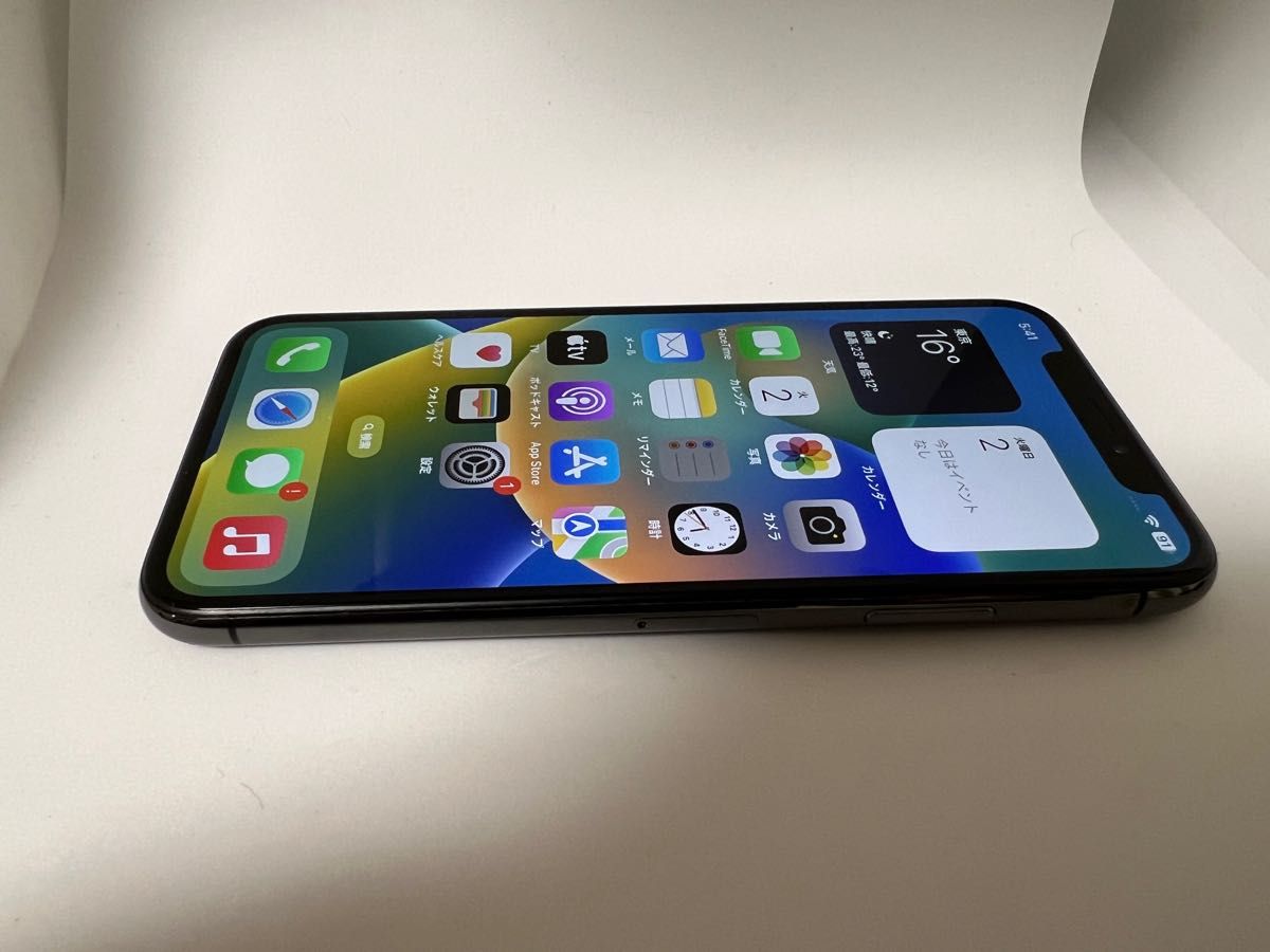 最終値下げ iPhone X 256GB スペースグレイ SIMフリー 中古美品本体