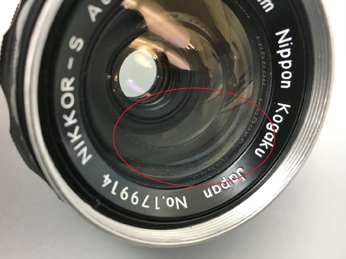 日本光学 NIPPON KOUGAKU カメラ用交換レンズ NIKKOR-S AUTO 35mm 1:2.8 単焦点レンズ ニコン NIKON 2305LT014_画像5