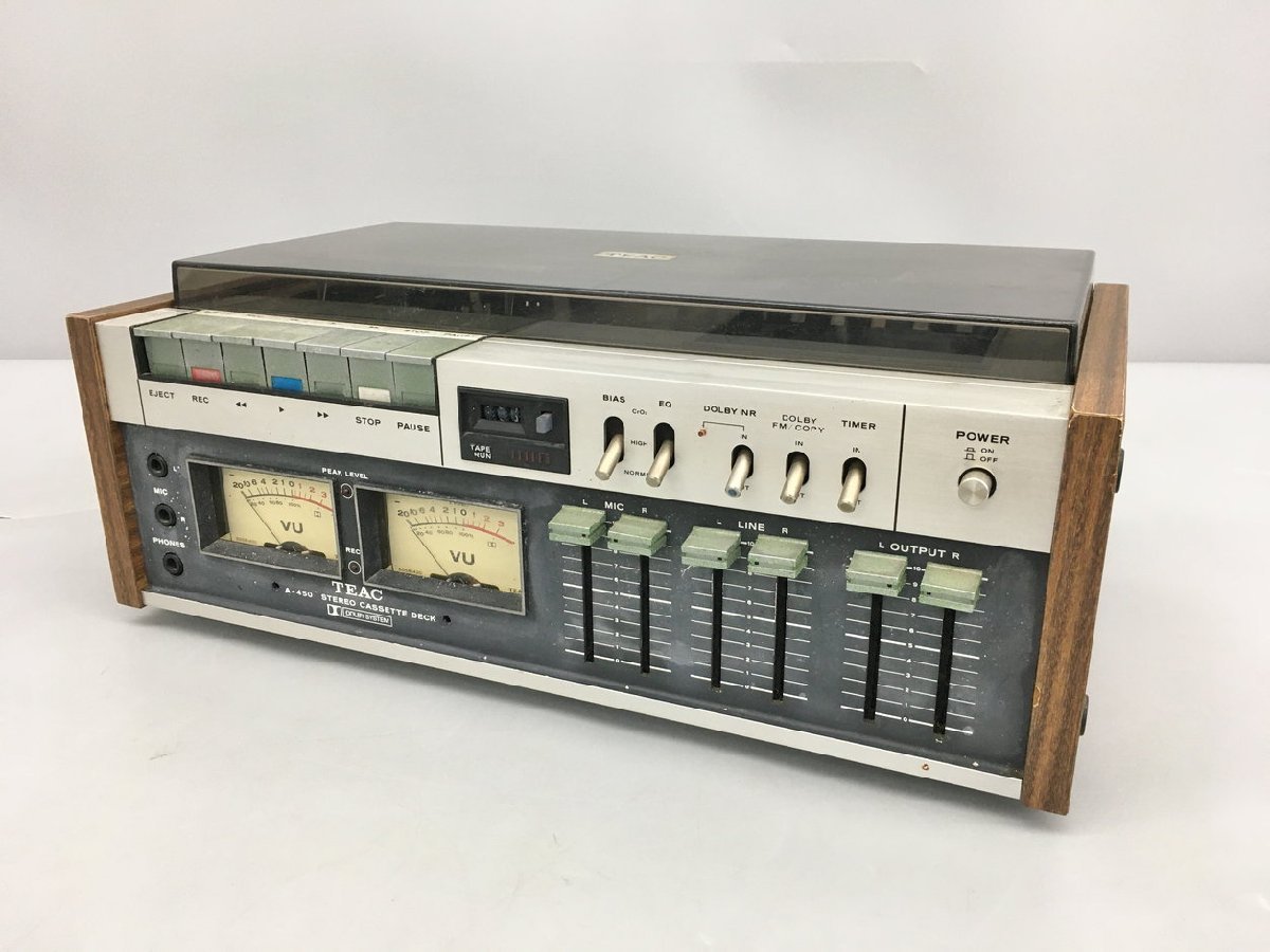 名機 TEAC 高級カセットデッキ A-450