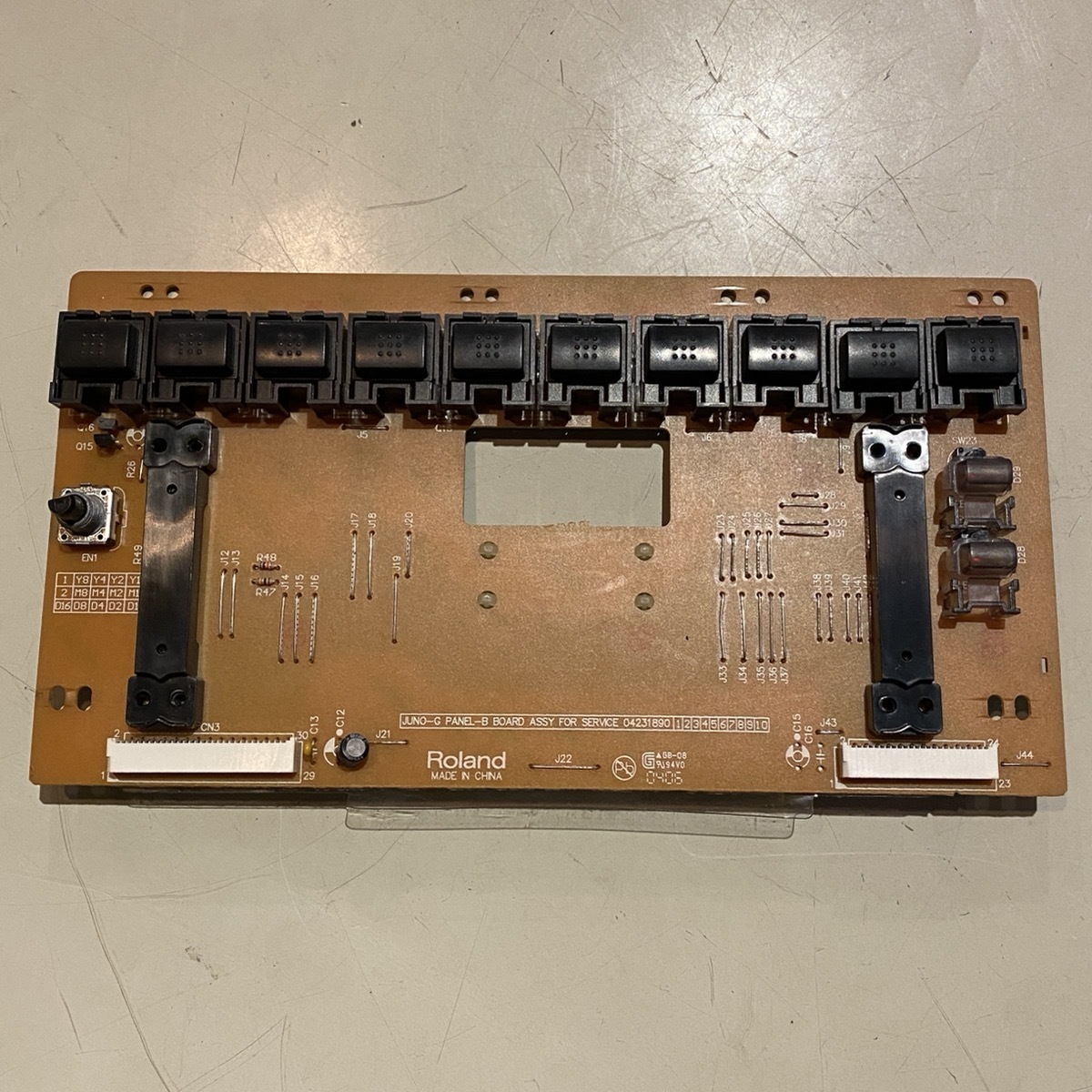 ローランド Roland Juno-G Panel-B Board Assy For Service 04231890 -GrunSound-x888-