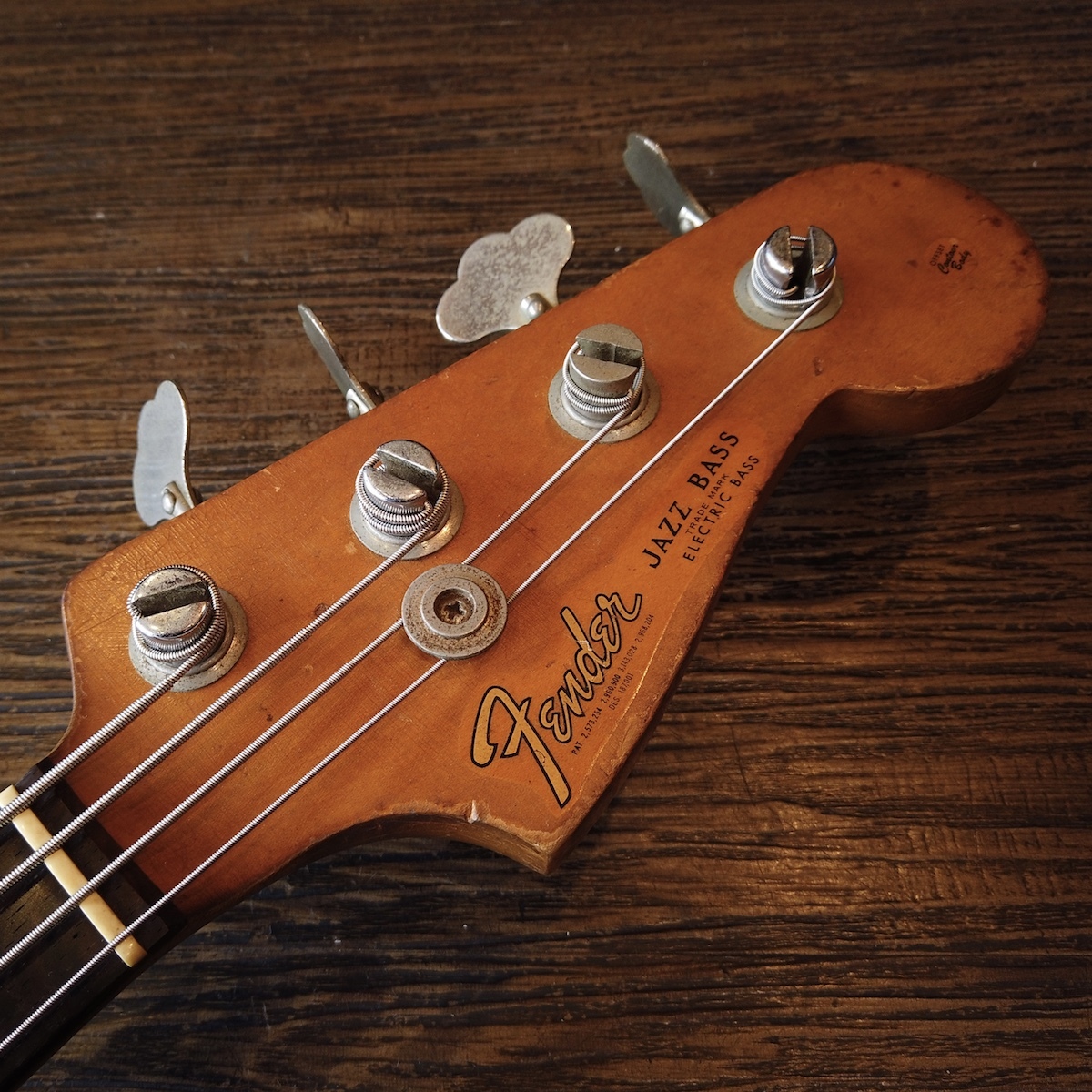 1965 Fender USA Jazz Bass fender electric bass -GrunSound-b586-