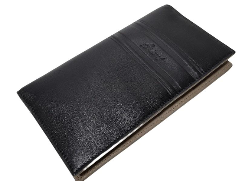 11.5万本物新品ブリオーニ Brioni 品格 ウォレット カーフレザー長財布