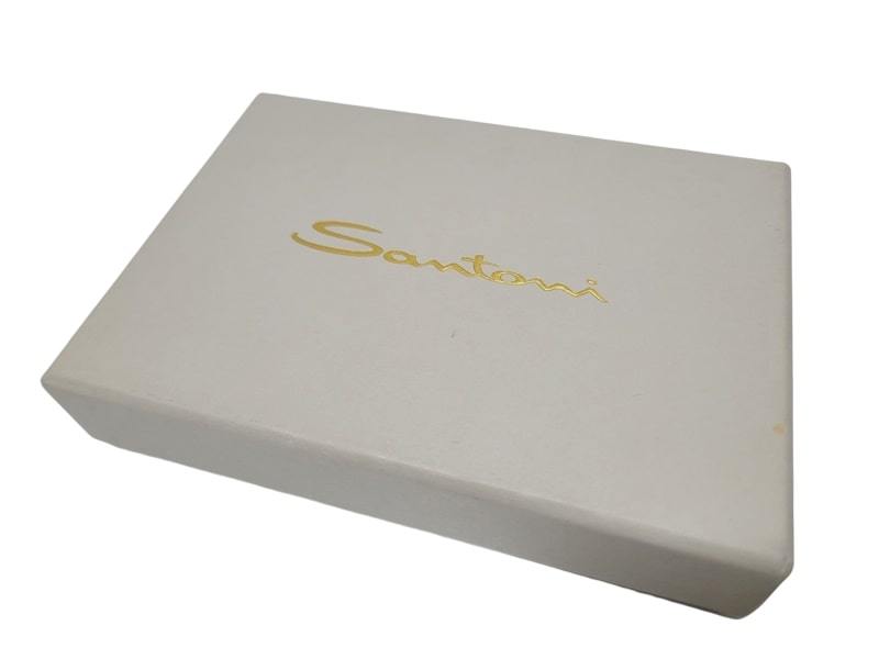 本物新品サントーニ Santoni カーフレザー財布 SLIM WALLET 洗練されたスタイルを凝縮したデイリーに活躍するアイテム SANTONI_画像9