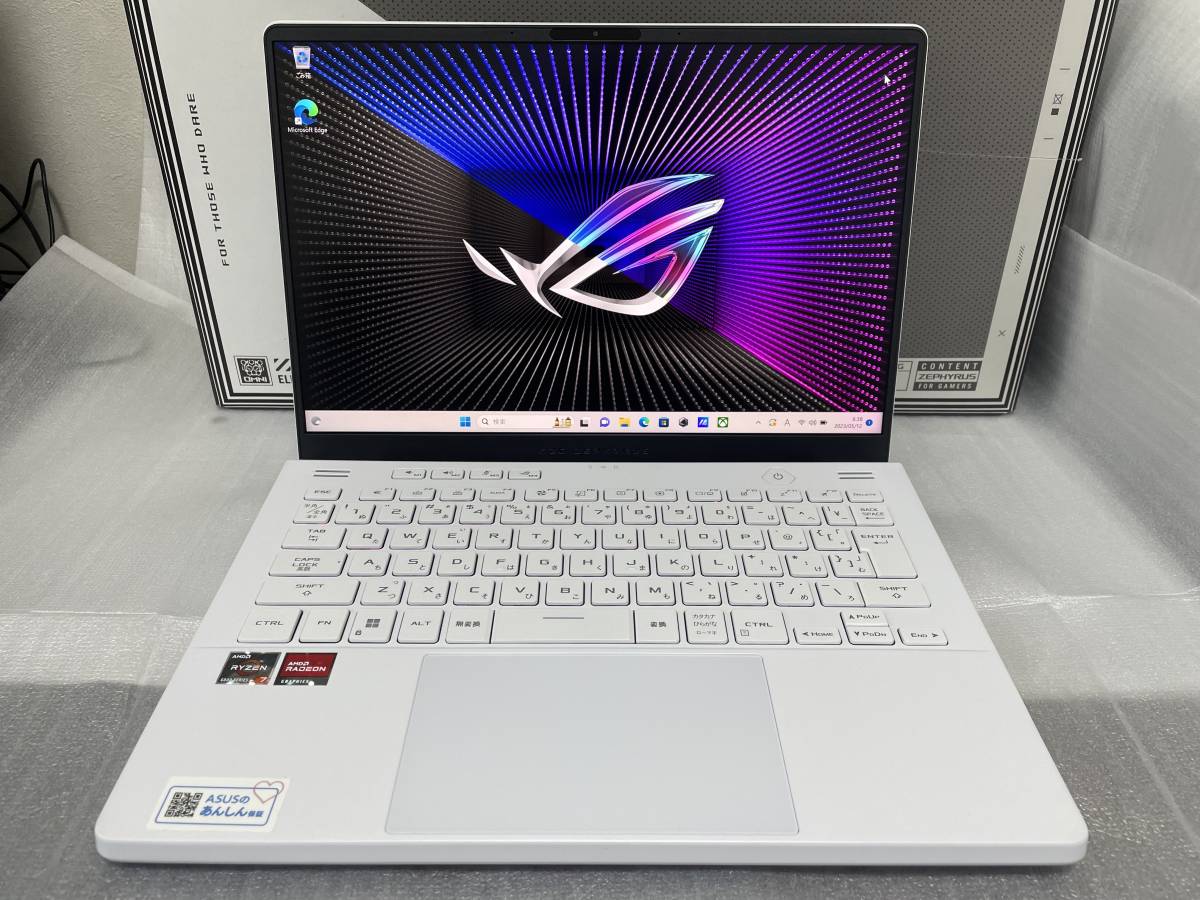 新品同様】ASUS ROG Zephyrus G14 Ryzen 7 6800HS RX 6700S GA402RJ