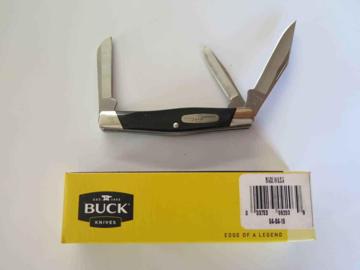 【楽ギフ_のし宛書】 No.27 BUCK CADET バック カデット 303BKS-B 9203 3ブレード折り畳みナイフ ハンティングナイフ、狩猟刀 【楽ギフ_のし宛書】 No.27 BUCK CADET バック カデット 303BKS-B 9203 3ブレード折り畳みナイフ ハンティングナイフ、狩猟刀