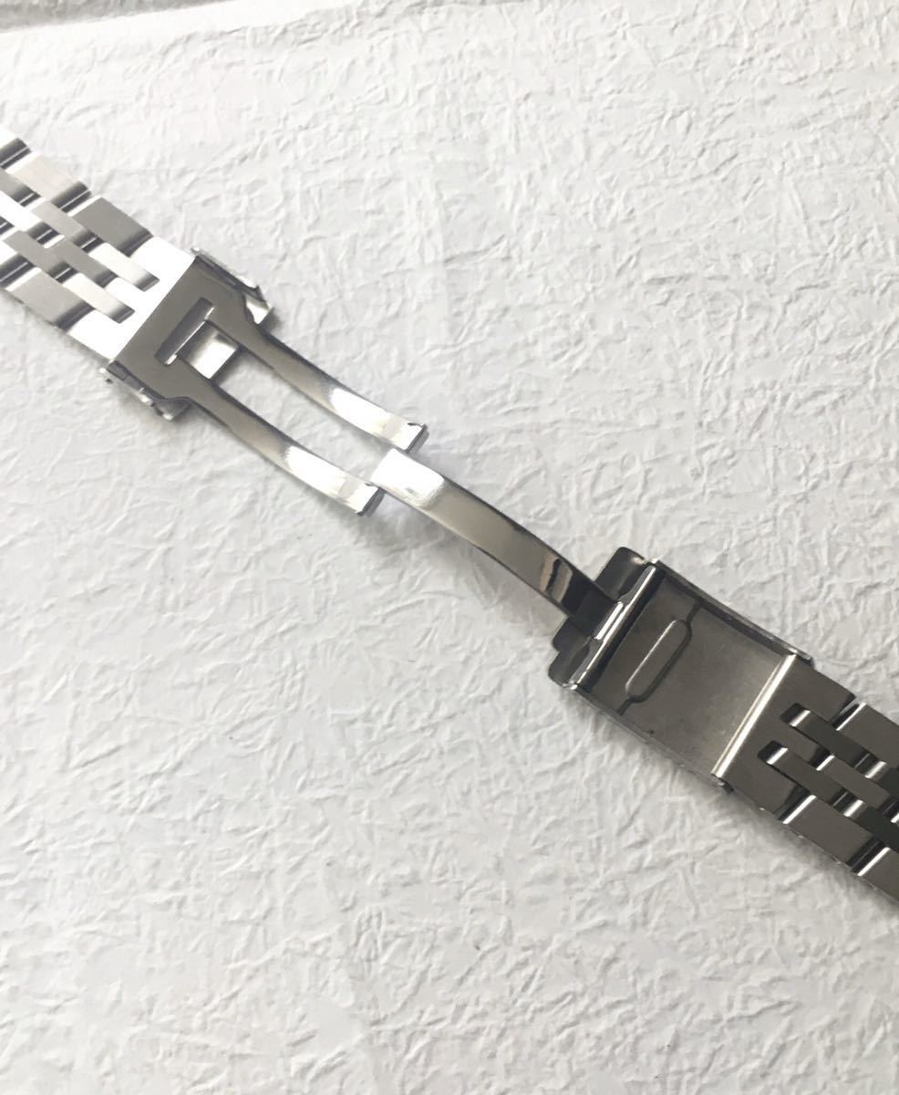22mm 腕時計 修理交換用 ブレスレット 5連 シルバー フラットエンド 【対応】ブライトリング BREITLING 社外互換品の画像6