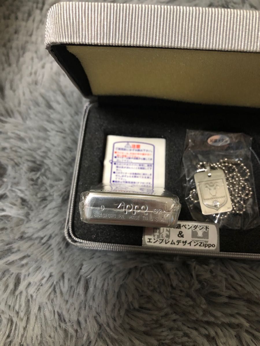 ZIPPO ジッポ シレバリミテッド エンブレムシリーズ 牛純銀メダル