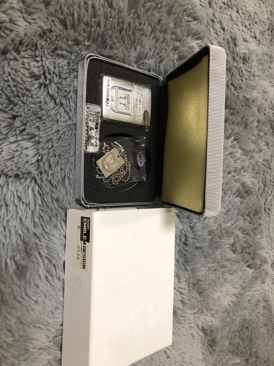 ZIPPO ジッポ シレバリミテッド エンブレムシリーズ 牛純銀メダル