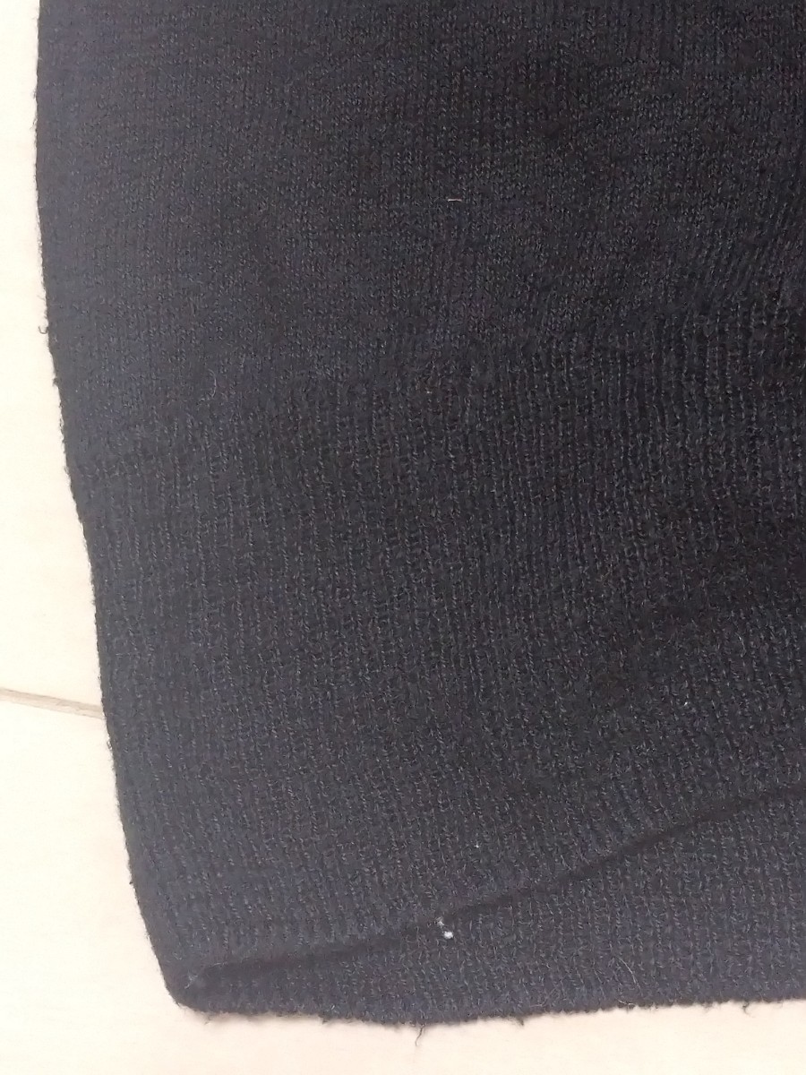 UNDERCOVER（アンダーカバー） パイピング刺繍ニット カラー ブラック 