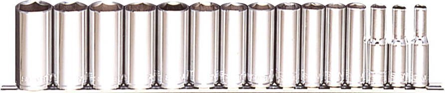 SIGNET (シグネット) 12335 3/8DR 15PC ディープソケットセット (12335V) 品番:12335 差込角(SQ):3/8 自動車 整備 工場 車 DIY ガレージ
