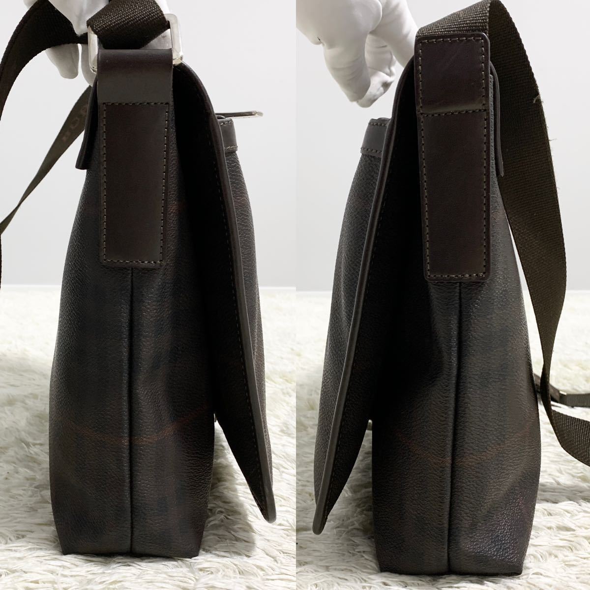 美品 バーバリー メンズ ビジネス ショルダーバッグ