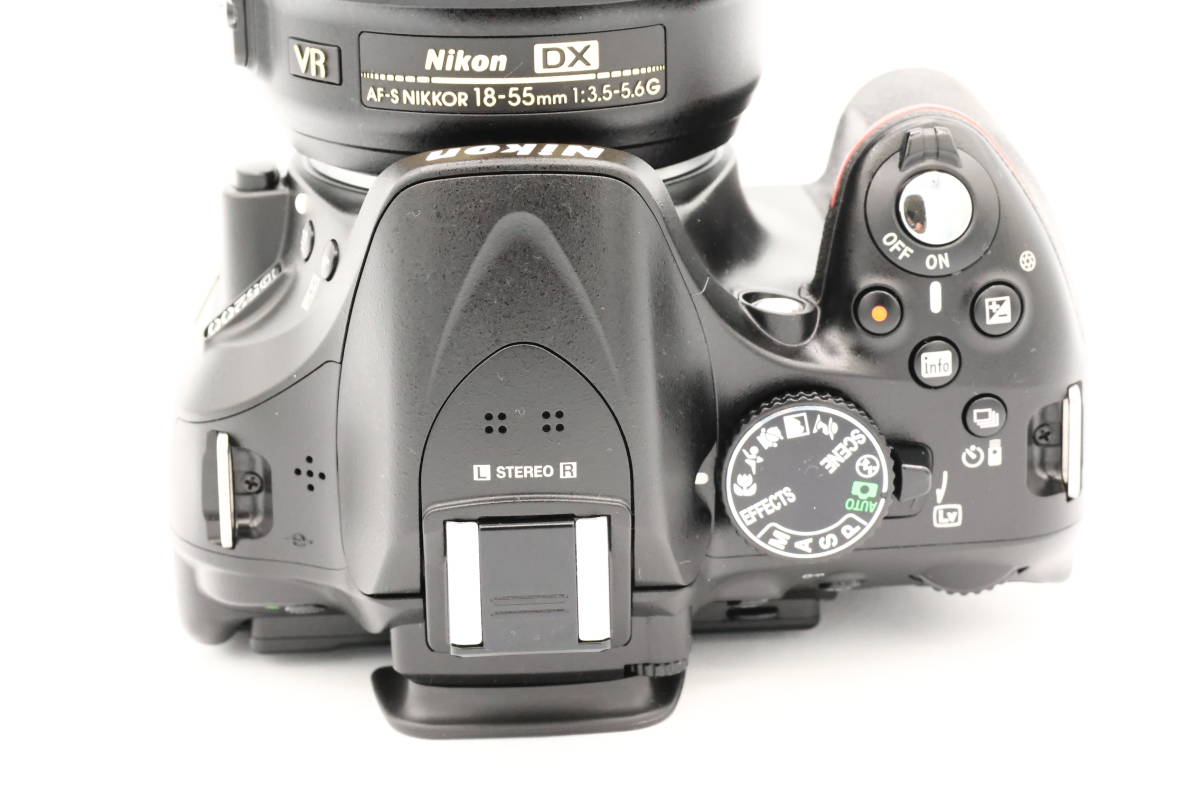 Nikon デジタル一眼レフカメラ D5200 レンズキット AF-S DX NIKKOR 18-55mm f/3.5-5.6G VR付属 #230501_2058866