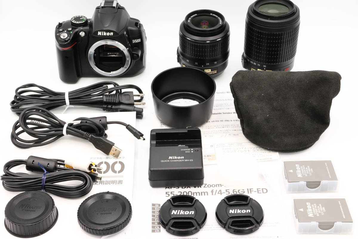 Nikon デジタル一眼レフカメラ D5000 ダブルズームキット D5000WZ