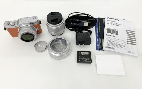 美品 パナソニックLUMIX DC-GF9 W-D ダブルレンズキット オレンジ