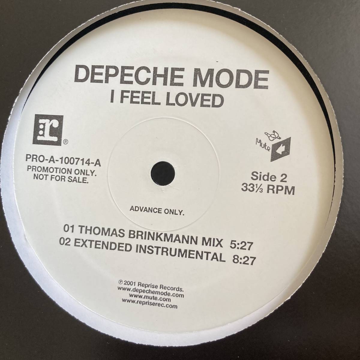 Depeche Mode - I Feel Loved 12 INCHの画像2