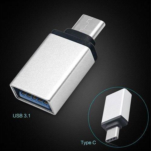 [ free shipping ]USB Type C conversion adapter USB-C 3.1 & USB 3.0 conversion adapter Type-C adapter conversion connector USB Type-C* silver 